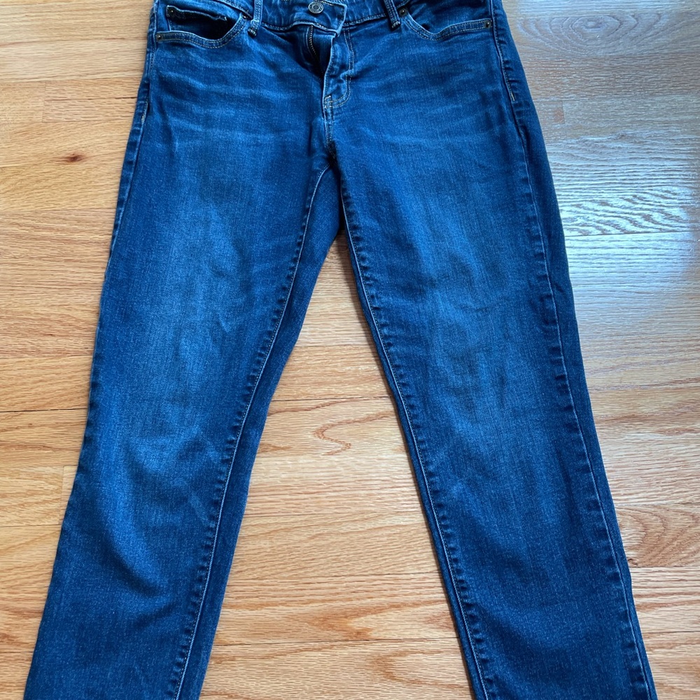 Gap ankle girlfriend jeans